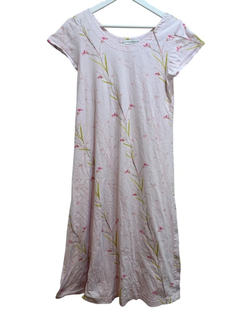 Crabtree & Evelyn Floral Botanical Garden Feminine Vintage Short Sleeve Nightgow